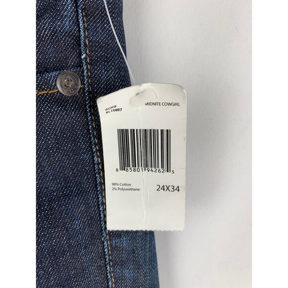 Buffalo David Bitton Roxie Low Rise Tulip Leg Denim Jeans Women's Size 24 New - Picture 2 of 11